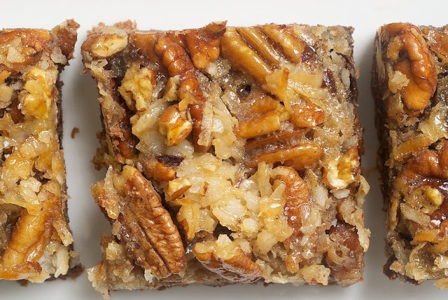 German Chocolate Pecan Pie Bars Alldelish